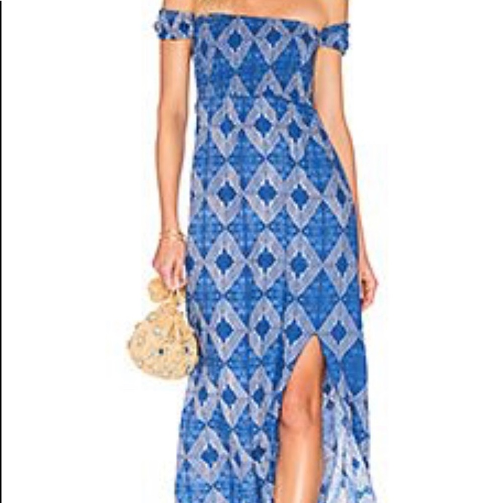 Aila Blue maxi dress